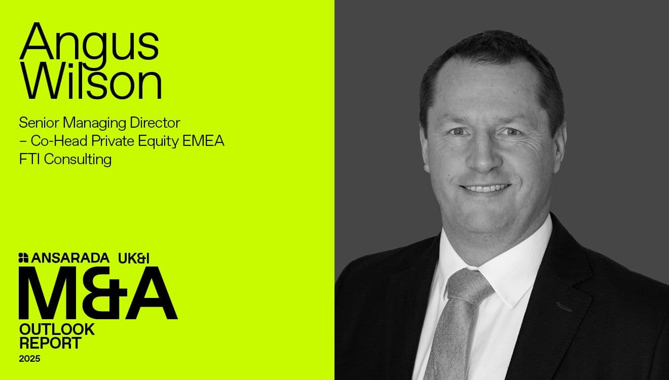 FTI’s Angus Wilson: M&A backlog to drive activity in 2025